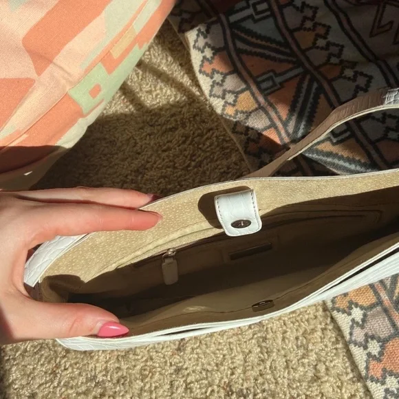 vintage y2k snakeskin alfani shoulder bag - Picture 4 of 4